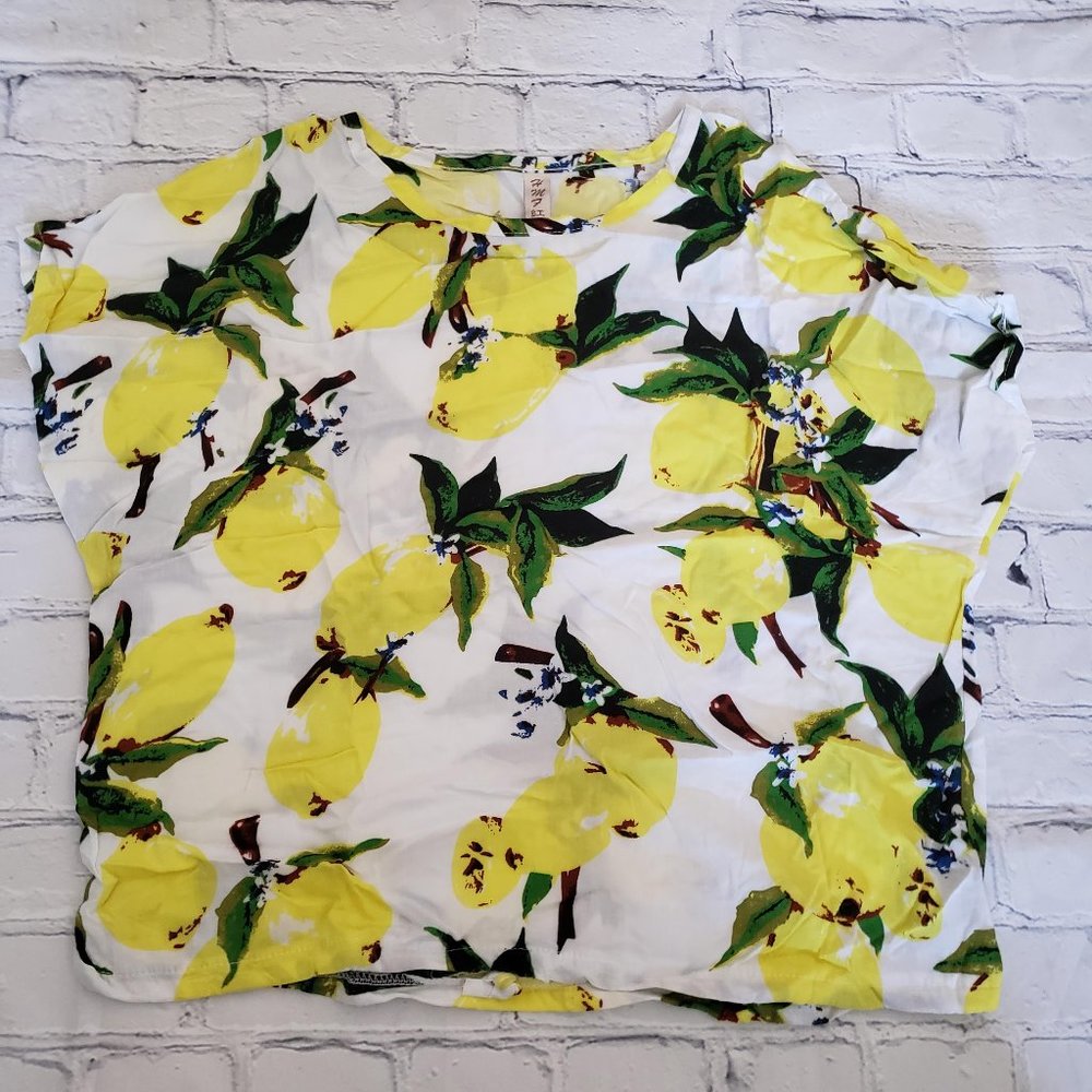 Lemon Boxy Top